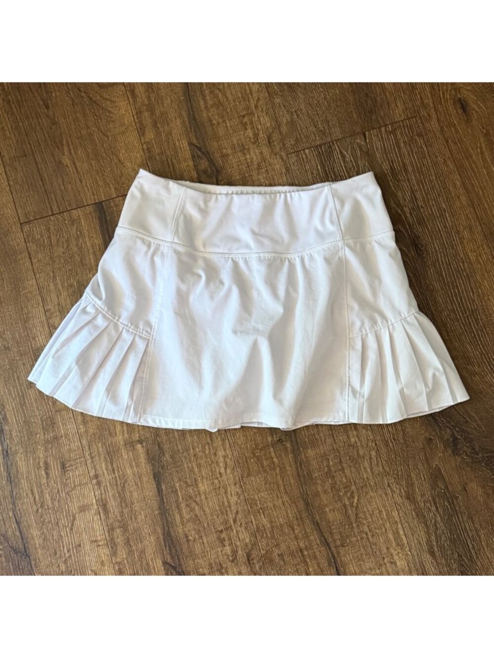 Mondetta Tennis Golf Side Pleat White Athletic Skort Size S